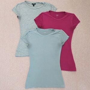 Express Supersoft Fitted Crew Neck Tees Bundle